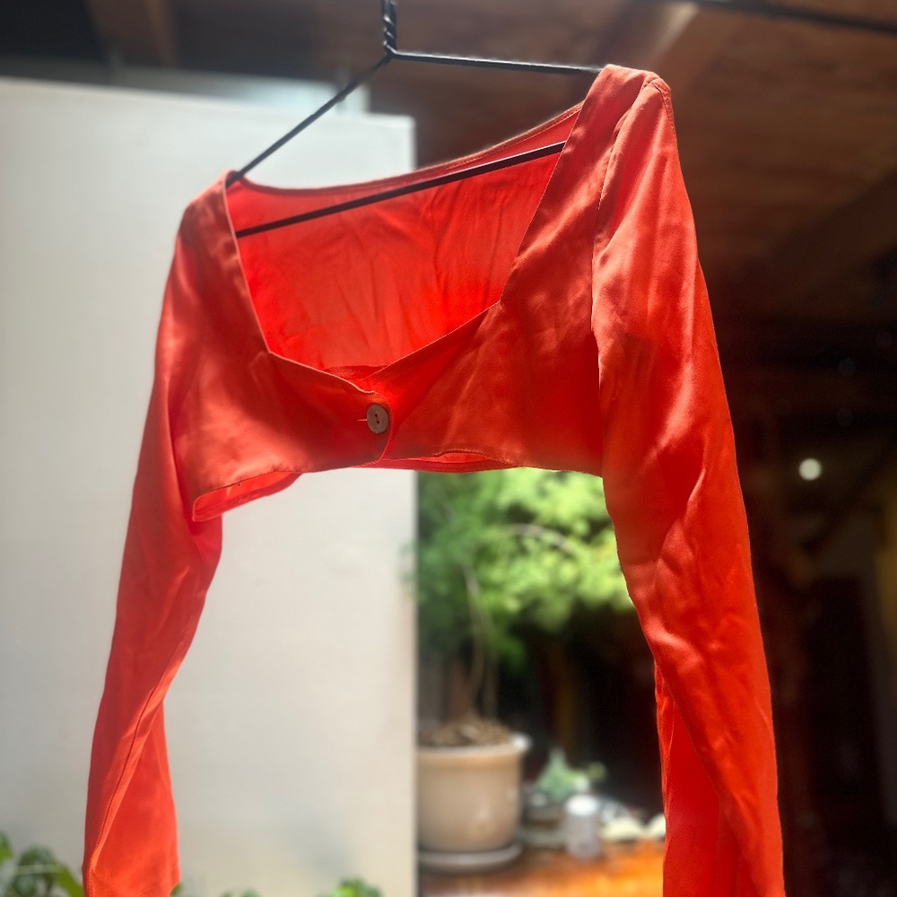 Maryam Nassir Zadeh Orem crop top